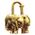 Hermès Éléphant Cadena GHW Bijouterie dorée  - vue 1