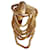 Dior Cintos Dourado Metal  ref.782088