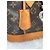 Borsa a mano Louis Vuitton Alma Marrone in cotone - vista 5