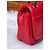 Borsa a mano Yves Saint Laurent rossa in cotone Rosso - vista 4