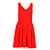 Claudie Pierlot robe Red Viscose  ref.782964