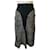 Philosophy Di Alberta Ferretti high-rise wool-blend skirt Black White Cotton Linen  ref.783537