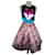 MANOUSH DRESS DRESS FIFTIES WOLF SKIRT OVERSIZE T 34/36 Multiple colors Silk  ref.783603