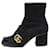 Gucci Ankle Boots Black Deerskin  ref.784117