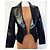 CHAQUETA MARC JACOBS GLAM ROCK SILK VINILO EFECTO CUERO TL Negro - vista 4