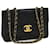 CHANEL Big Matelasse Double Chain Shoulder Bag Lamb Skin Black CC Auth bs3702  ref.784273