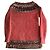 Alberta Ferretti Langer Pullover aus Mohair mit Pailletten Rosa Pink