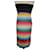 SONIA RYKIEL VESTIDO BUSTIER VESTIDO FALDA 2 EN 1 BAYADERE T 36/38 Multicolor Algodón  ref.784365