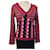CHRISTIAN LACROIX WOOL SWEATER TRENDY BAYADERE LOSANGES S XL OR 38/40 Multiple colors  ref.784383