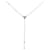 NEW MESSIKA NECKLACE TIE THEA 6467 60-70 WHITE GOLD DIAMOND NECKLACE Silvery  ref.784654