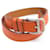 Hermès NEW HERMES STRAP FOR CAPE COD PM lined TOUR WATCH IN ORANGE LEATHER  ref.784775