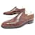 ZAPATOS JM WESTON 376 RICHELIEU BOUT FLORAL 11.5do 45.5 zapatos de cuero marrón Castaño  ref.784814