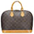 Louis Vuitton Alma Castaño Lienzo  ref.784858