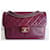Timeless Chanel leather/python bag Dark red  ref.785376
