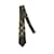 Tartan Burberry gray and black silk tie Grey  ref.785702