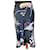 KENZO JUPE SKIRT  FLORALE ASYMETRIQUE  T 38/40 Polyester Multicolore  ref.785706