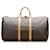 Louis Vuitton Brown-Monogramm Keepall Bandouliere 55 Braun Leinwand  ref.785732