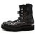 Louis Vuitton Botas Outland con cordones y monograma esmaltado Negro - vista 5