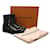 Louis Vuitton Glazed Monogram Outland Lace-Up Boots Black Cloth  ref.785822