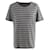 Dolce & Gabbana T-shirt en jersey de coton rayé gris  ref.785873