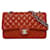 Classique Chanel Timeless Cuir Rouge  ref.786083