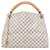 Louis Vuitton borsa MM artistica Bianco Grigio Pelle  ref.786214