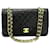 Classique Chanel Double Flap Cuir Noir  ref.786226