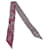 Hermès Sciarpa rosa con stampa Hermes Seta  ref.786505