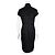 Shanghai Tang Vestido Cheongsam De Seda Negro - vista 3
