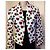 MOSCHINO JACKET LIPS EAT ME 3 BUTTONS MULTISIGLES RASPBERRY HEARTS T 42 Multiple colors - view 10