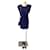 Stunning inspired dress 80s "Gaige" Iro 36 blue/purple Rayon  ref.786957