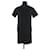 BURBERRY Kleid 36 Schwarz Leder  ref.787436