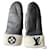 Louis Vuitton mitten glove Black Leather  ref.787517