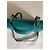 Autre Marque Borsa Navyboot in pelle turchese - vista 12