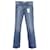 Saint Laurent YSL Bootcut Denim Jeans in Blue Cotton  ref.788372