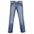 Yves Saint Laurent Jeans YSL Pintuck em algodão azul  ref.788395