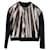 Jersey de algodón metalizado con cuello redondo en dos tonos de Neil Barrett Metálico  ref.788434