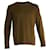Jersey de cuello redondo Prada en lana caqui Verde  ref.788450