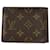 Louis Vuitton Monogram Wallet in Brown Canvas Cloth  ref.788488