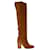 Laurence Dacade Suede Over the Knee Light Brown Boots  ref.788502