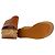 Chloé Mules con zeppa in pelle Camille marrone - vista 4