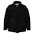 Hermès Abrigo acolchado de ante Hermès Negro Cuero  ref.788534