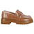 Gianvito Rossi Argo Croc-Effect Loafers in Brown Leather  ref.788550