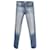 Calça jeans reta Saint Laurent em jeans de algodão azul  ref.788601