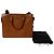 Hugo Boss Serviette Boss en Cuir Marron - vue 7