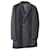 Hugo Boss Boss Einreihiger Mantel aus schwarzem Polyamid  ref.788620