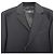 Hugo Boss Boss Single-Breasted Coat in Black Polyamide - view 3