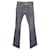 Gucci Dark Denim Flared Jeans in Black Cotton  ref.788624
