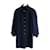 Chanel Spring 2014 Navy Wool Felt Coat Navy blue  ref.788757