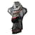 Thomas Burberry Chiffon scarf - Grey Silk  ref.788800